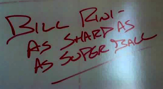 Bill Rini - As sharp as Superball