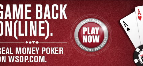 Game Back On(Line) at WSOP