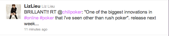 Chili Poker / Liz Lieu Tweet